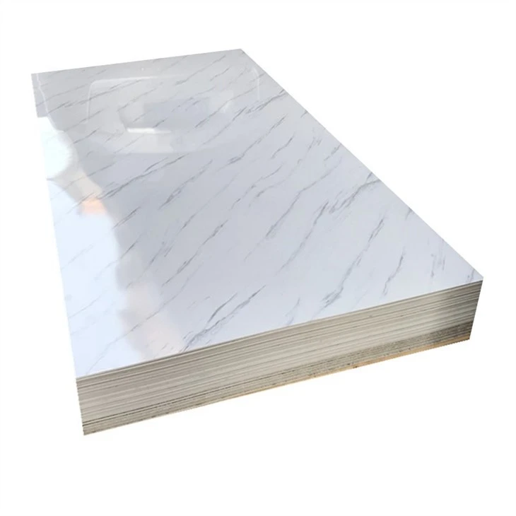 High Glossy 3mm Pvc Flexible Uv Marble Sheet Pvc Wall Panel For Floor Wall Decoration