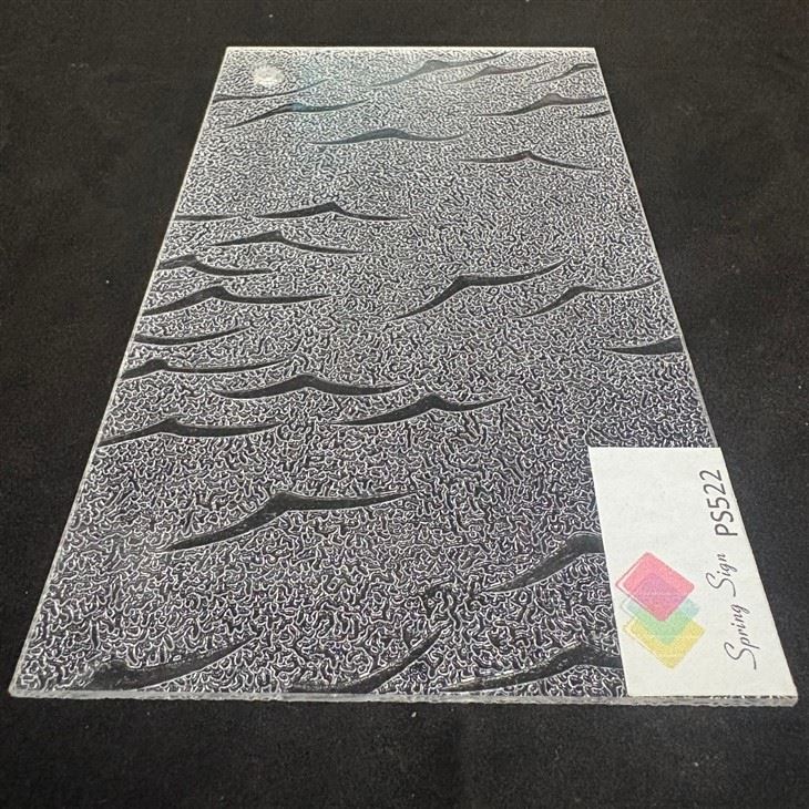 Embossed PS Plastic Sheet For Shower Door factory