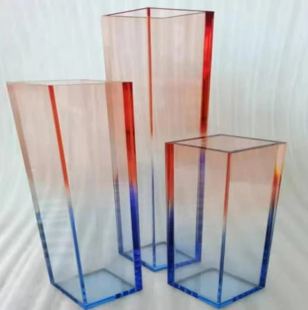 Laser Cutting Gradient Colored Acrylic Sheet suppliers